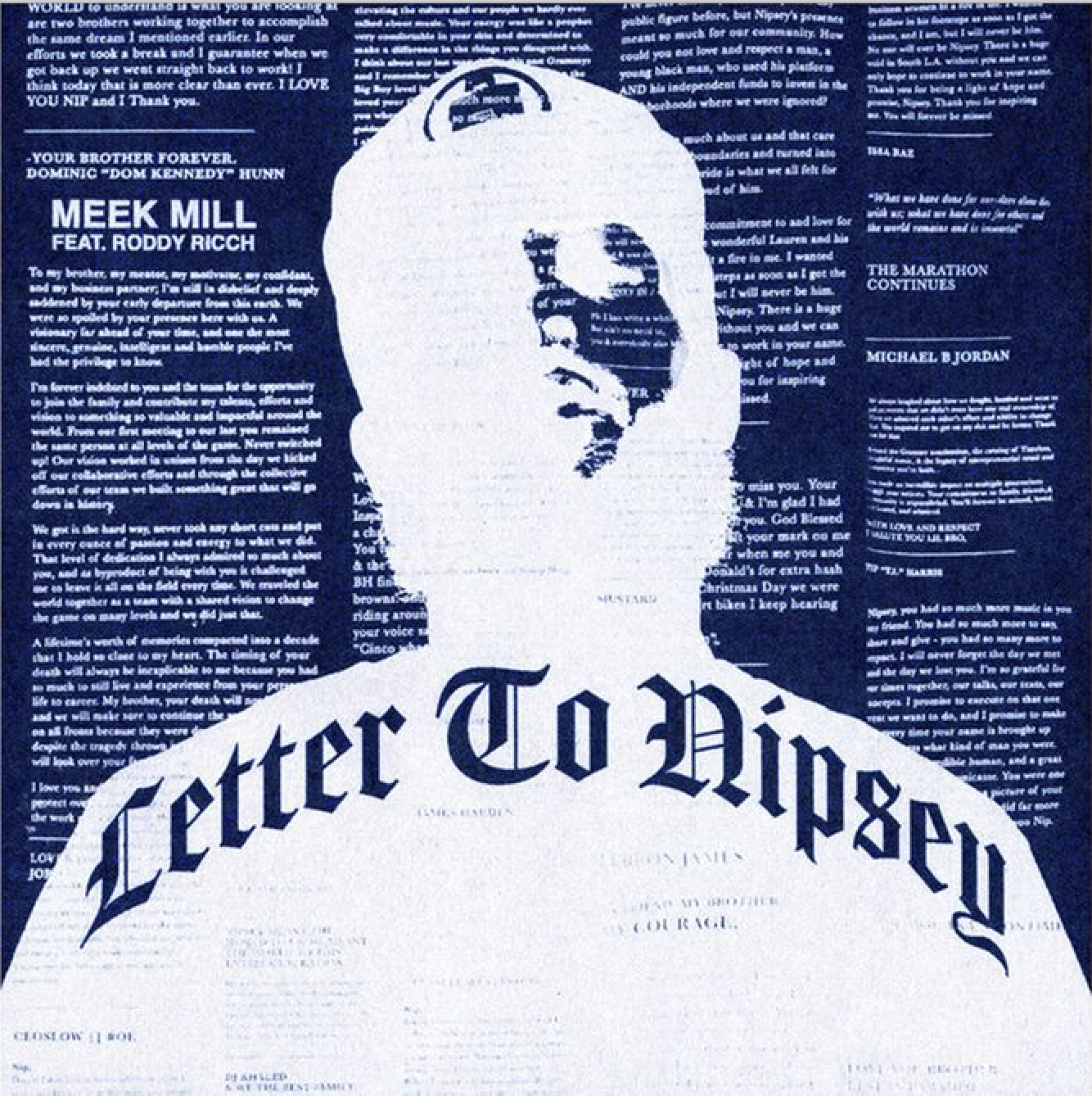 Meek Mill ft. Roddy Ricch - Letter To Nipsey