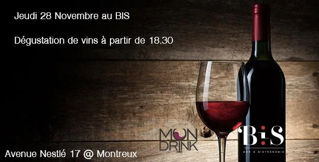 Dégustation de vin au Bis le 28/11/19