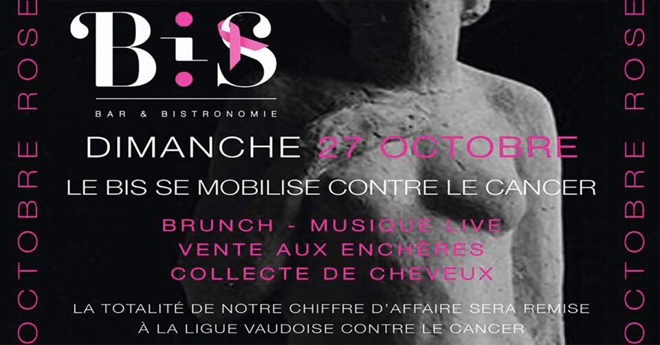 Le bis se mobilise contre le cancer le 27/10/19!