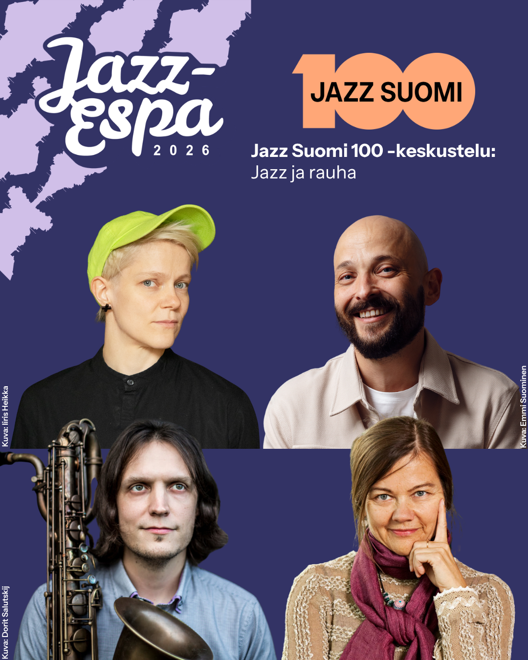 Jazz-Espalla monipuolista ohjelmaa paneelista kävelykierrokseen