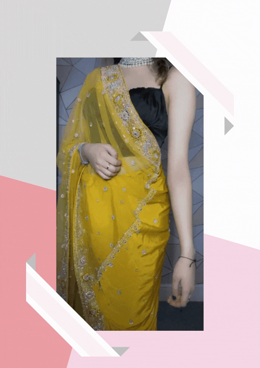 Different ways to style crop tops with saris — British Asian Women's ...