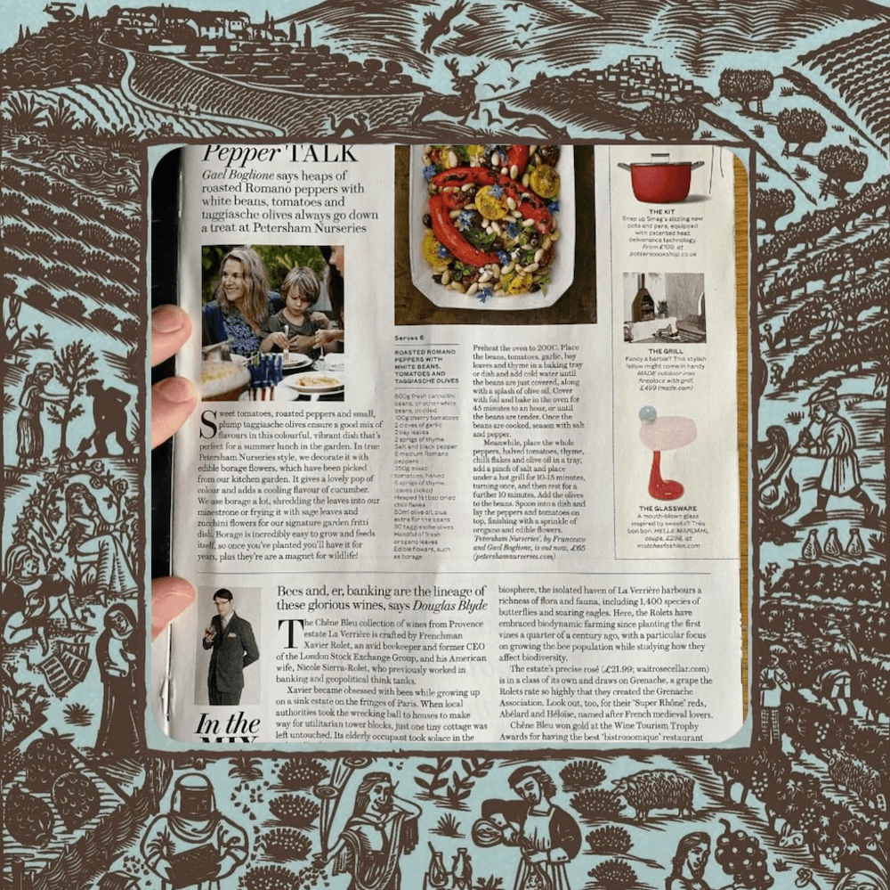 Douglas Blyde, Evening Standard Magazine reviews the Chene Bleu range as 'Glorious Wines'