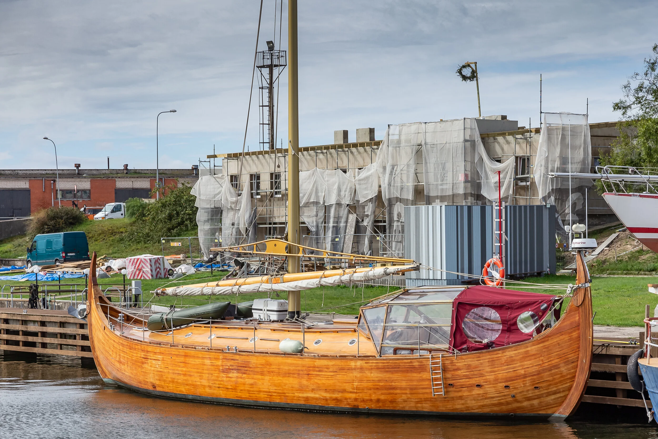 Pie mums piestāj Vikingu&nbsp;jahta "Valtyr" 