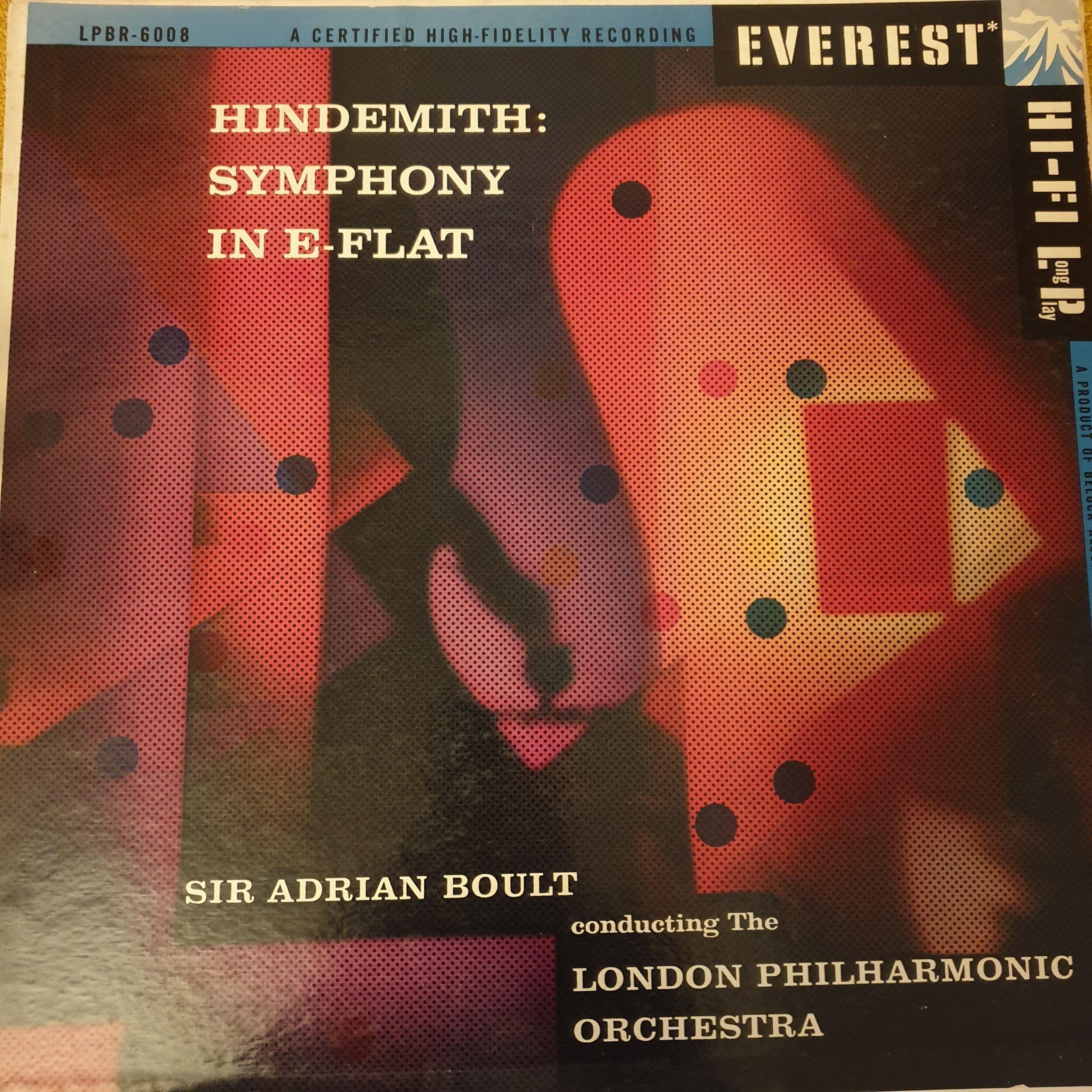 Hindemith, Sir Adrian Boult Conducting The The London Philharmonic Orchestra – Symphony In E-Flat