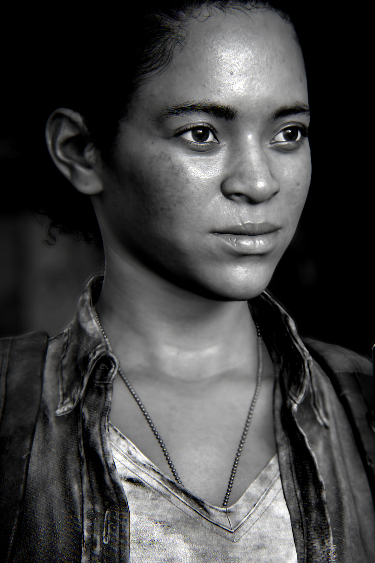 The Last of Us Part 1 | TLOU 1 | Photo Mode | Virtual Photography | #photomode #virtualphotography #portrait #blackandwhite |  Riley