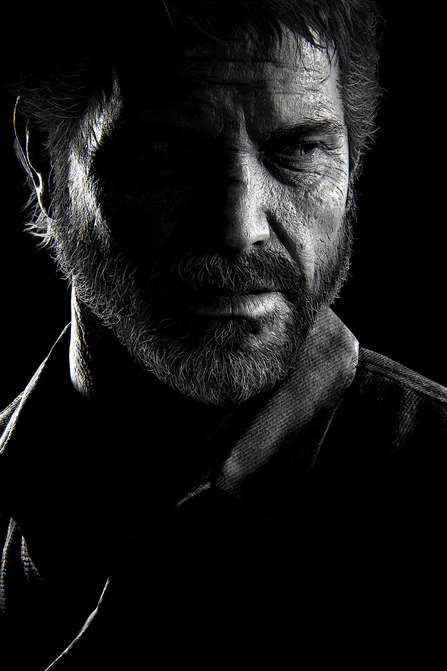 The Last of Us Part 1 | TLOU 1 | Photo Mode | Virtual Photography | #photomode #virtualphotography #portrait #blackandwhite |  Joel
