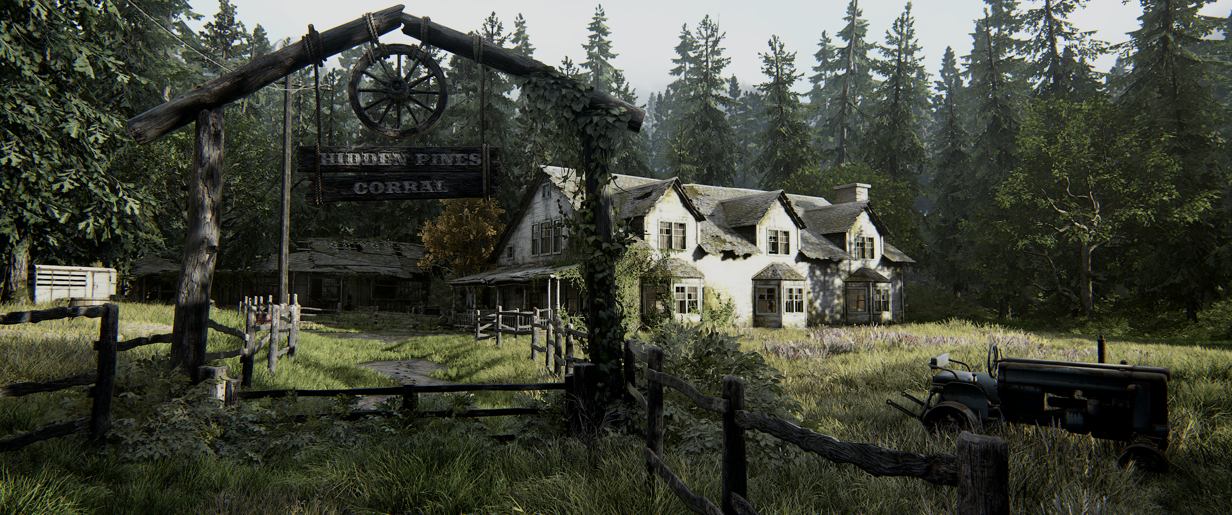 Tlou Corral Hidden Pines scenery