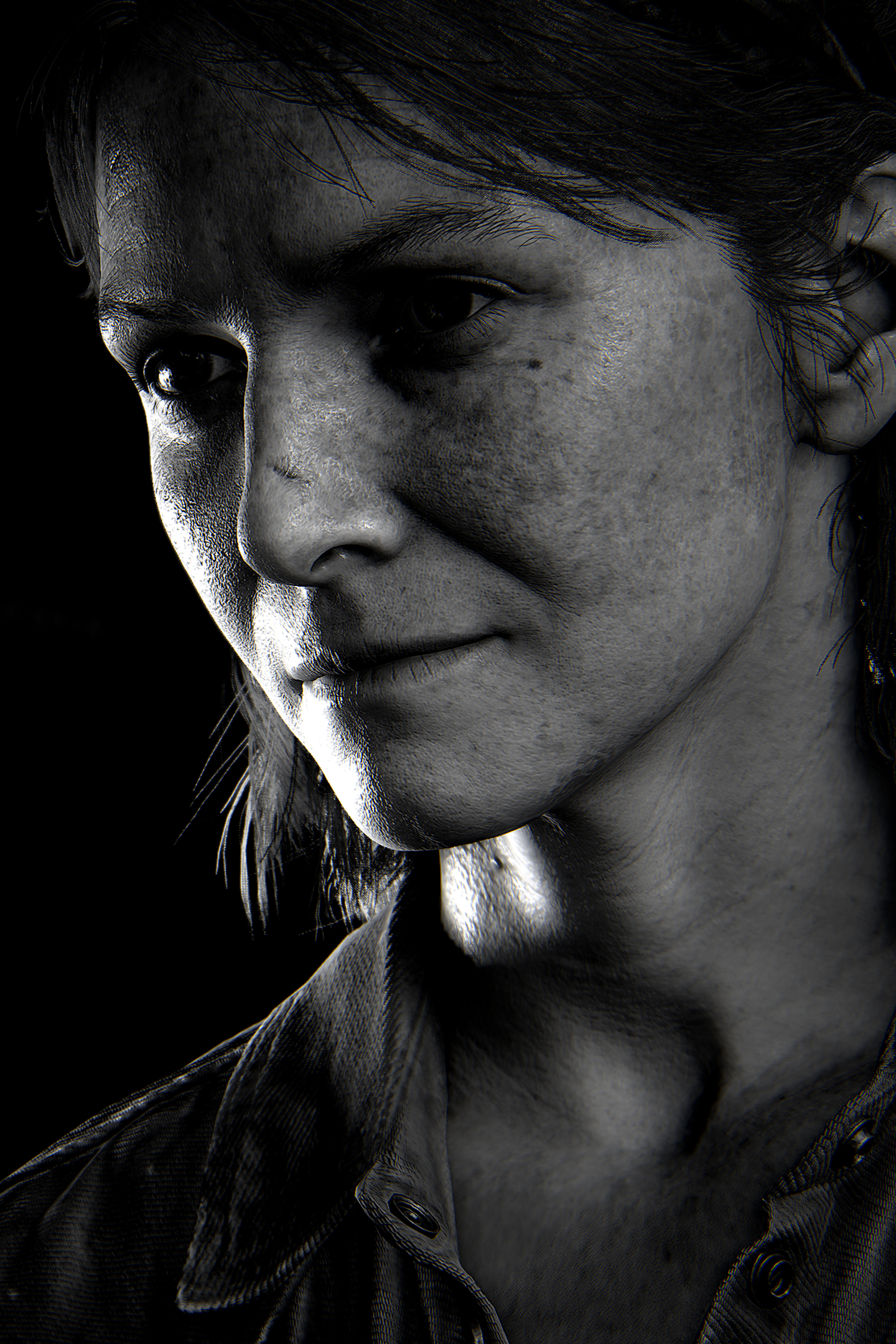 The Last of Us Part 1 | TLOU 1 | Photo Mode | Virtual Photography | #photomode #virtualphotography #portrait #blackandwhite |  Tess