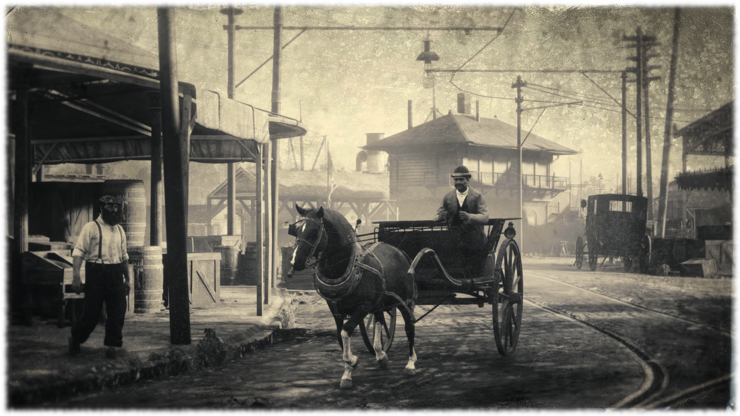 Red Dead Redemption 2 | RDR2 | Photo Mode | Virtual Photography | .png St. Denis NPC'S and scenery