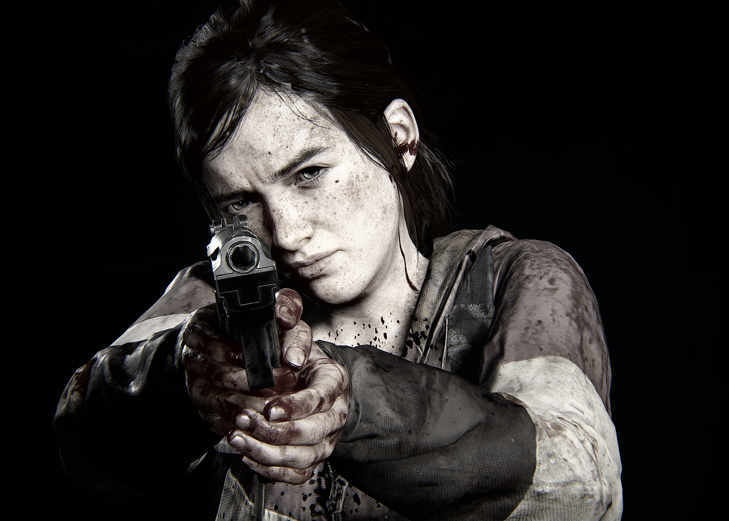 The Last of Us Part 1 | TLOU 1 | Photo Mode | Virtual Photography | #photomode #virtualphotography #portrait Ellie aiming gun