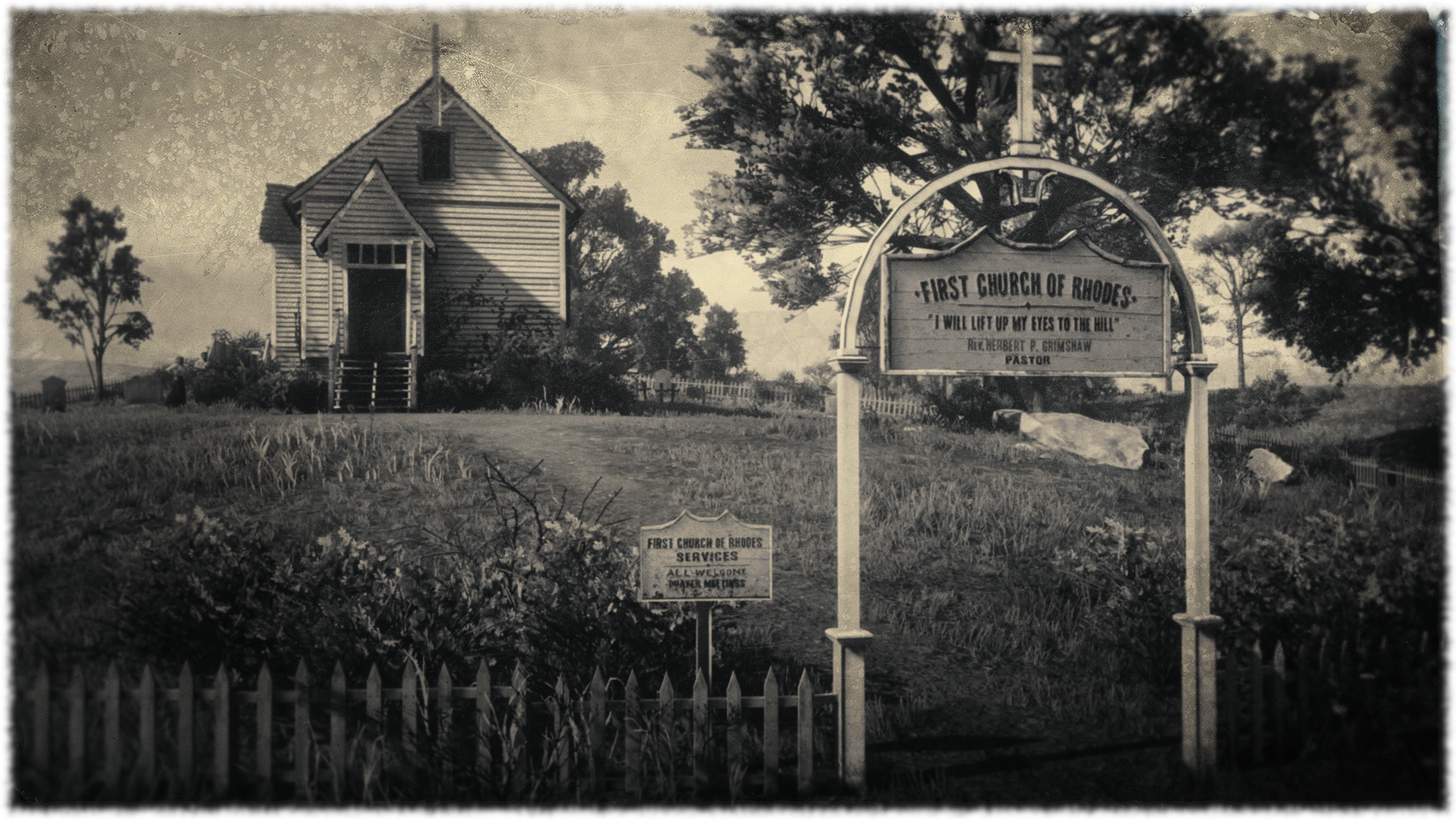 Red Dead Redemption 2 | RDR2 | Photo Mode | Virtual Photography | .png Rhodes Church