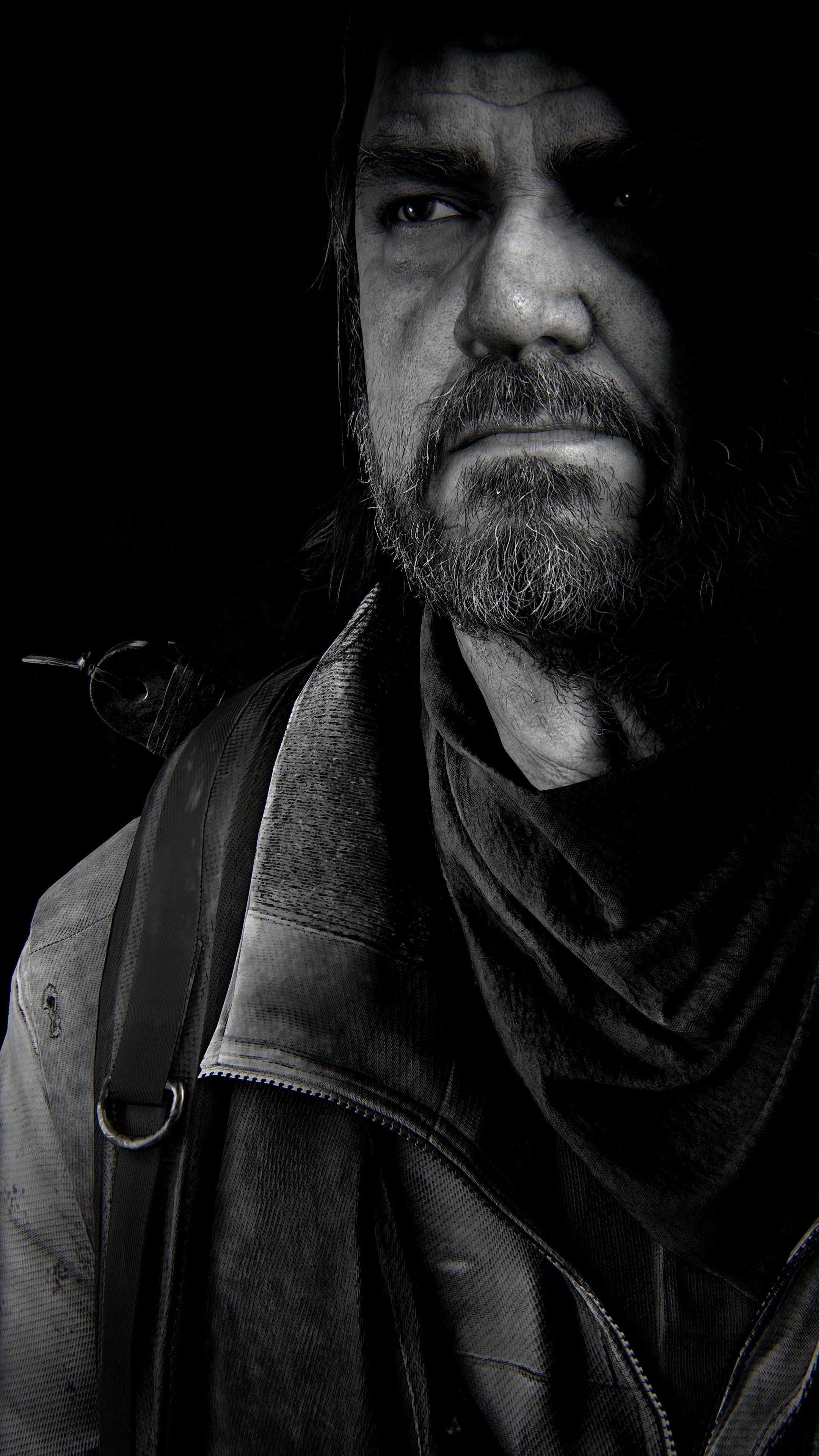 Tlou 1 Remake Bill B&W