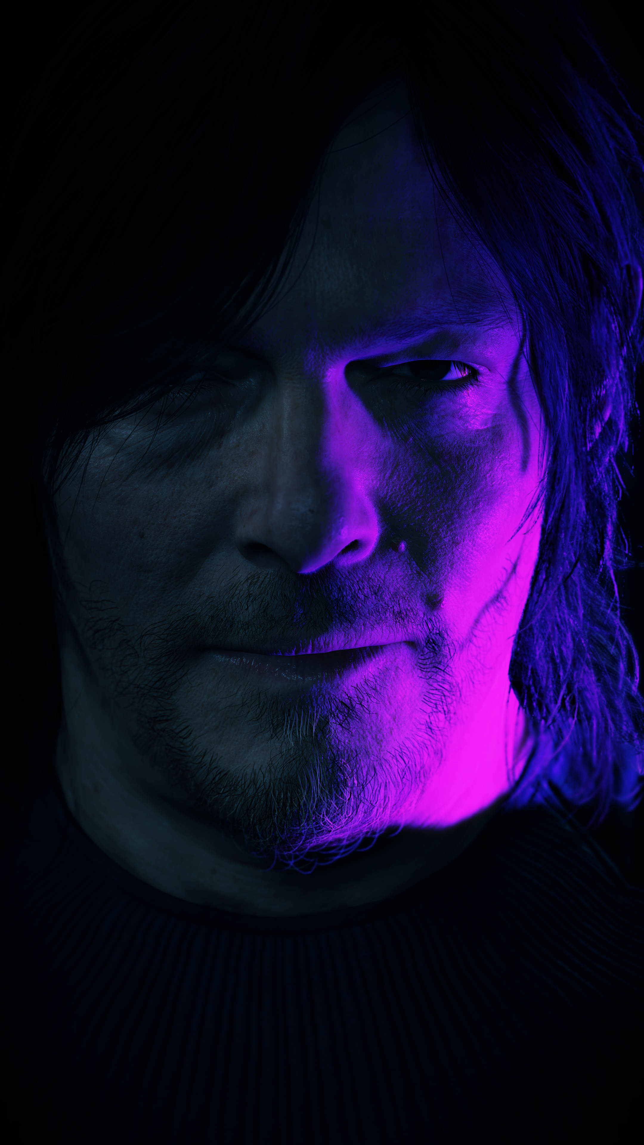 Death Stranding 2 .png Norman Reedus clor filters photo mode