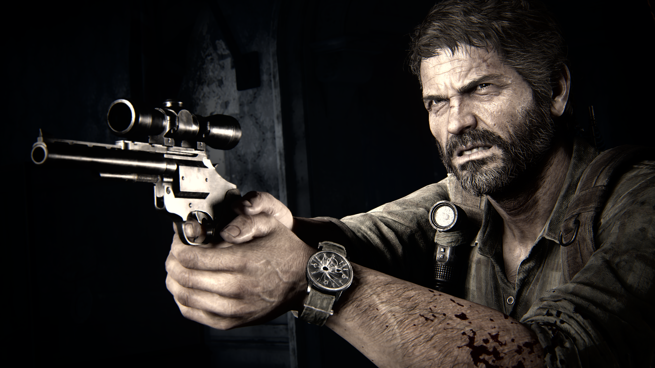 The Last of Us Part 1 | TLOU 1 | Photo Mode | Virtual Photography | #photomode #virtualphotography #portrait Joel aiming Gun