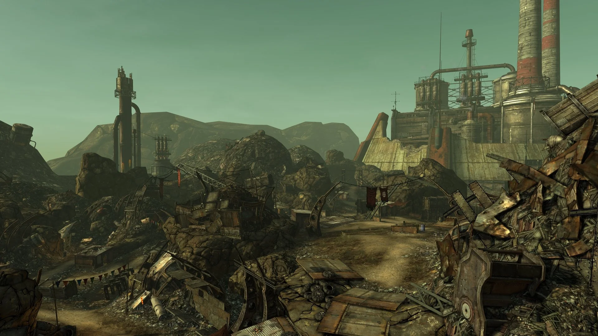 Borderlands I + Virtual Photography + landscape + scenery + environments + outdoors photography Borderlands + Earl's Scrapyard