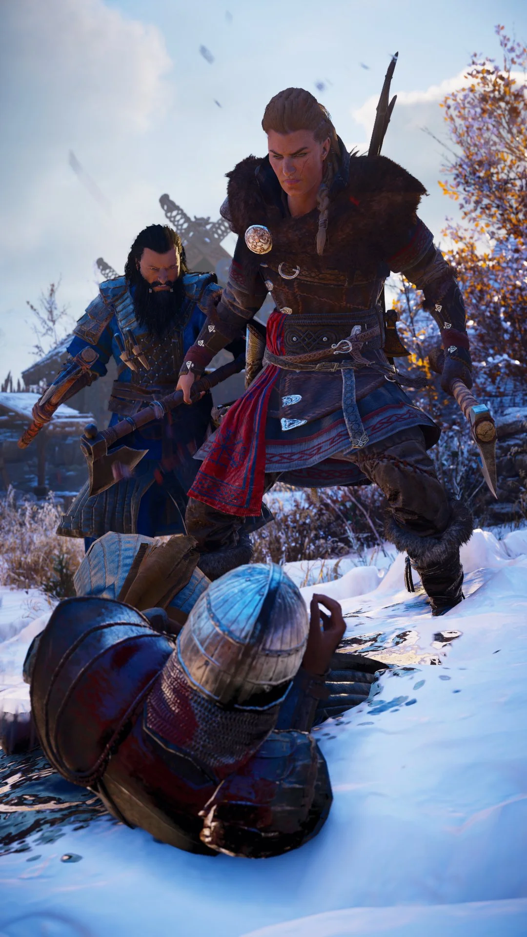 AC VALHALLA SNOW FIGHT EIVOR