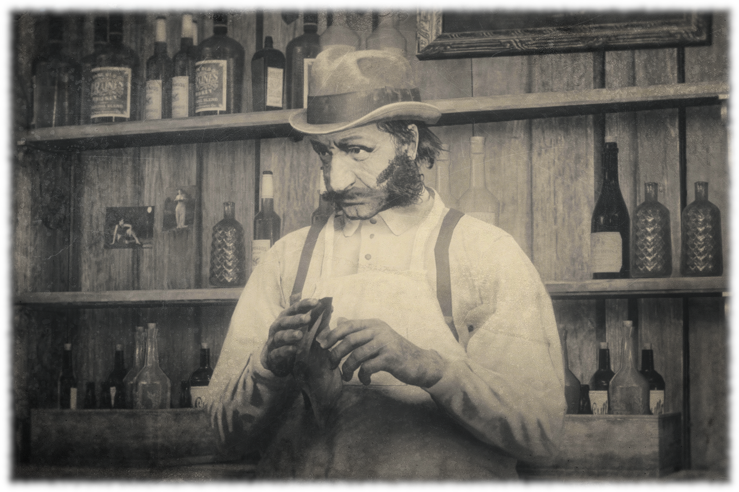 Red Dead Redemption 2 | RDR2 | Photo Mode | Virtual Photography | .png NPC Barman
