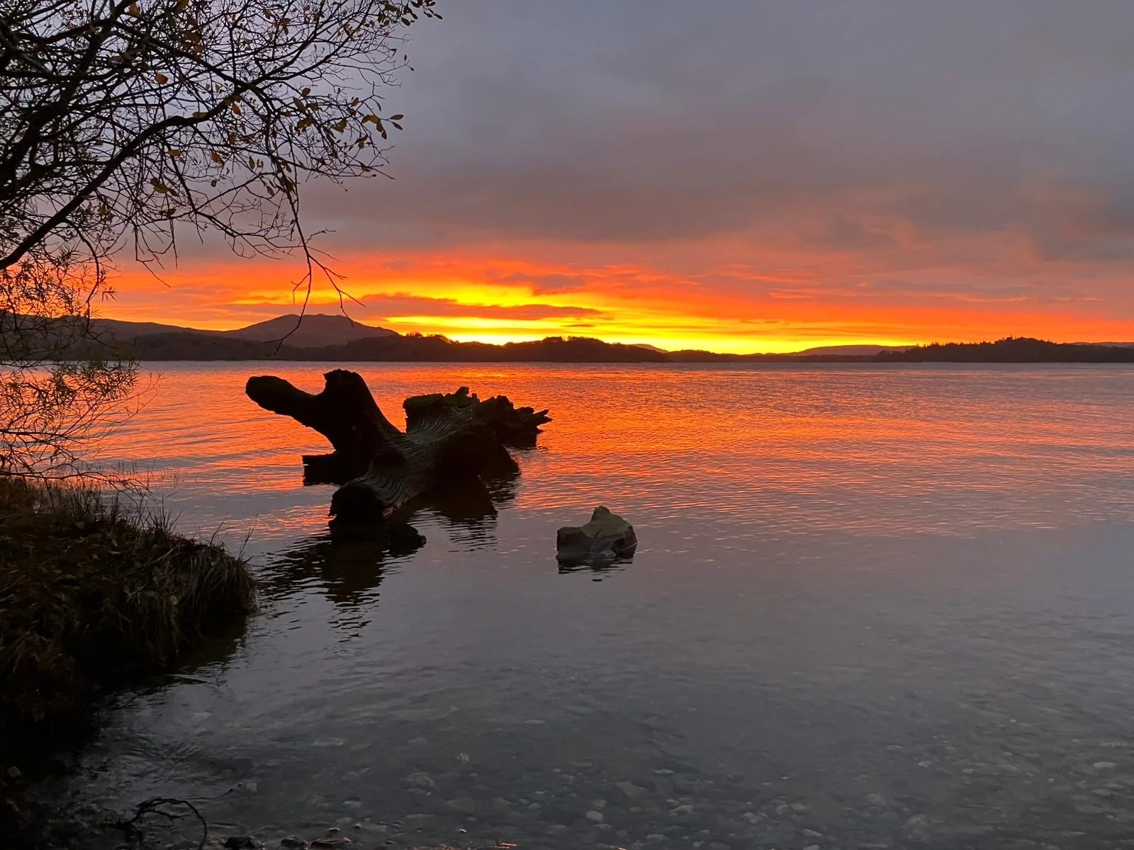 Luss Campsite Sunrise pitch 45.JPG