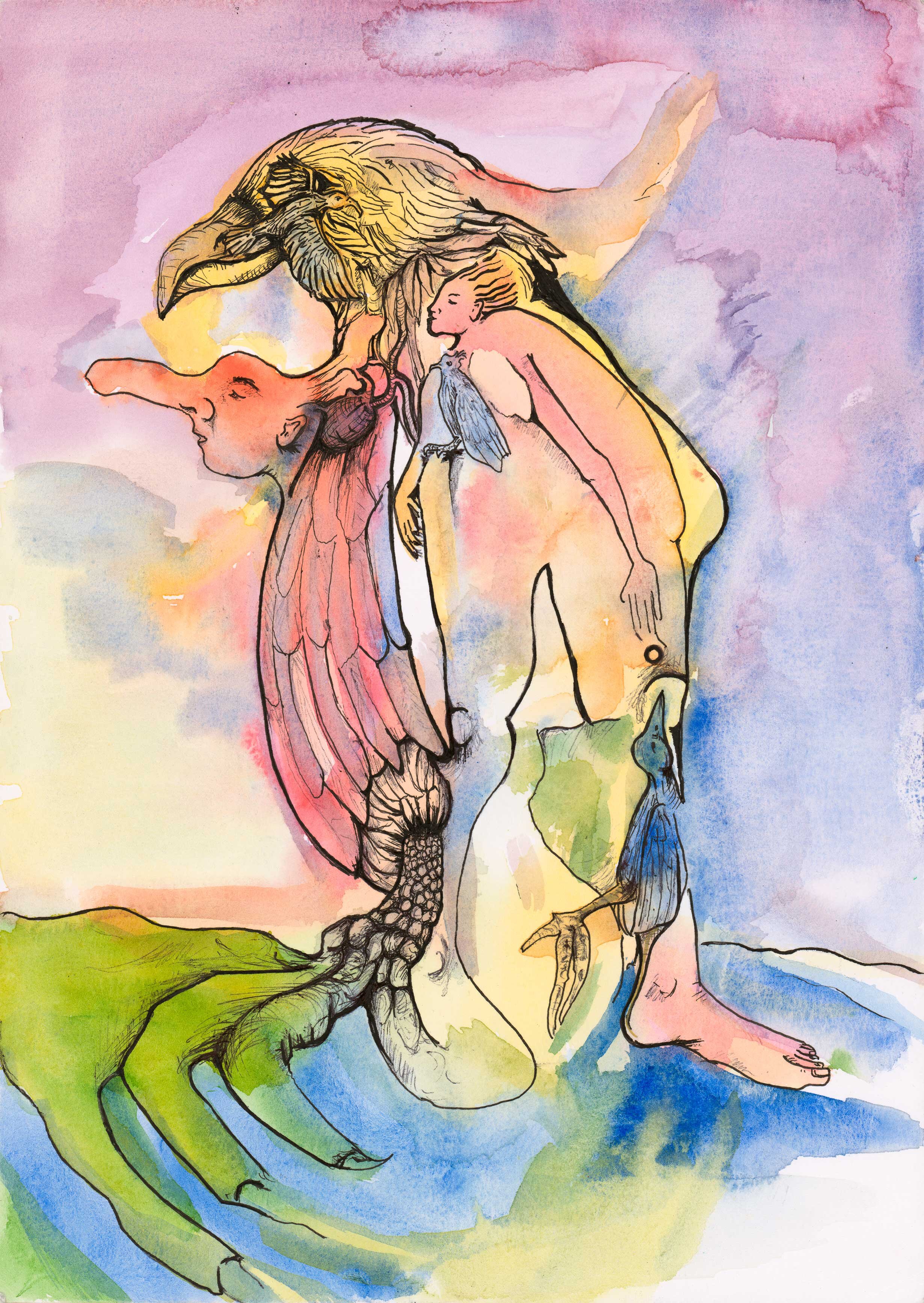 'Birdman' A4 Giclée Print