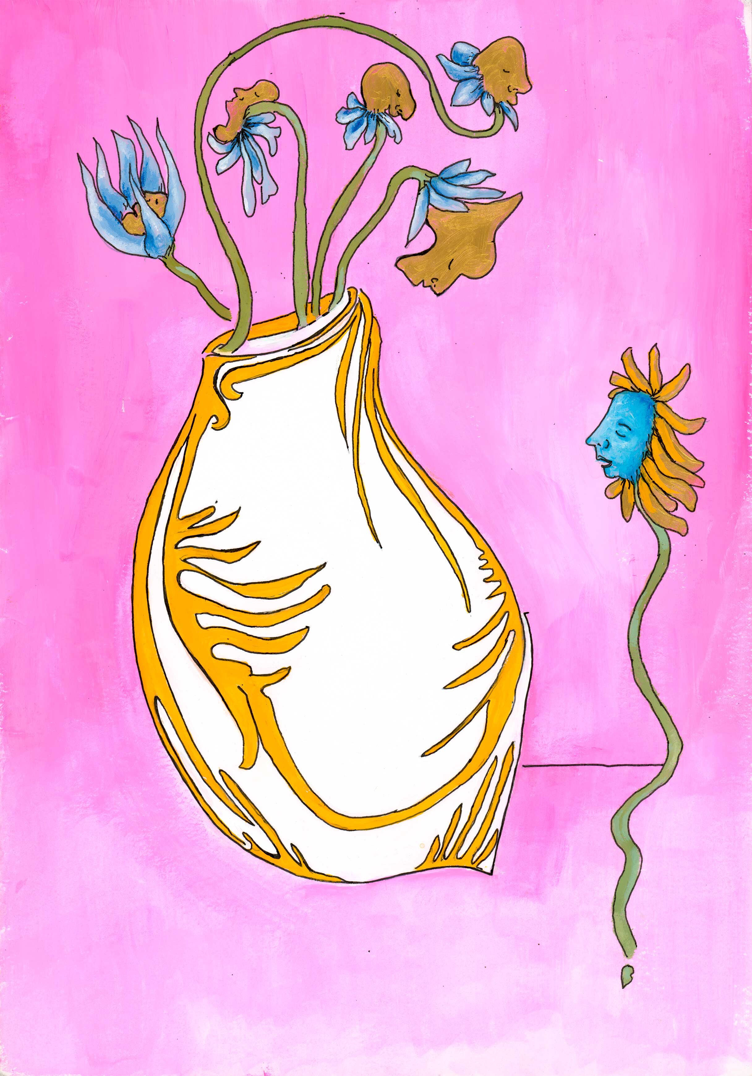 'Flower Power' A3 Giclée Print