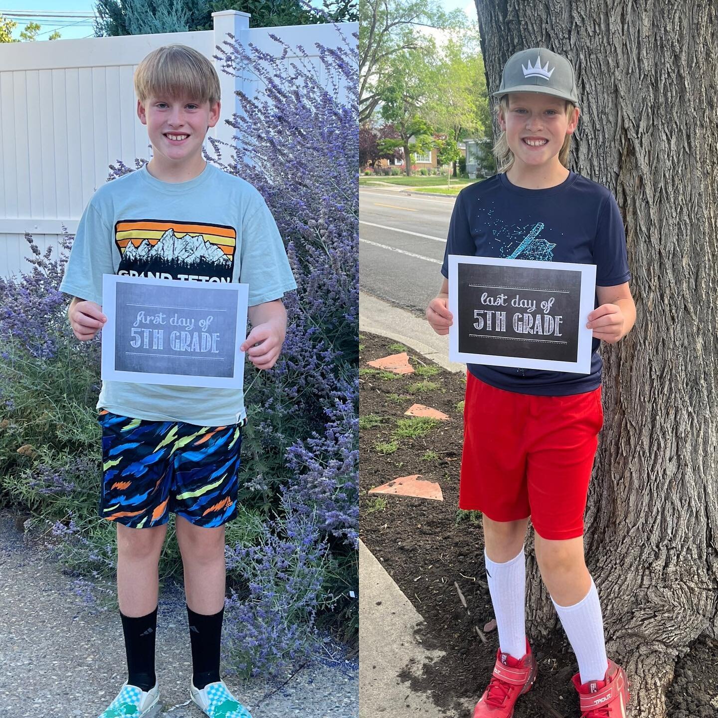 First day, last day. Hello 6th grade. But first, summer.
