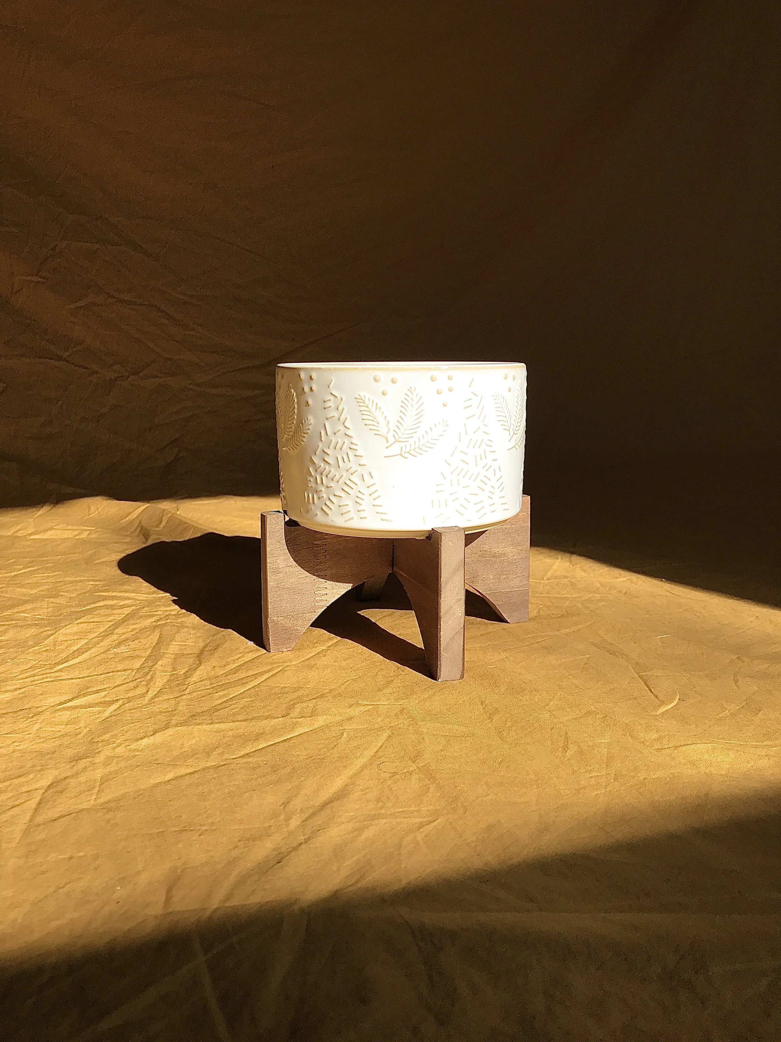 small planter with stand 3" x 5"