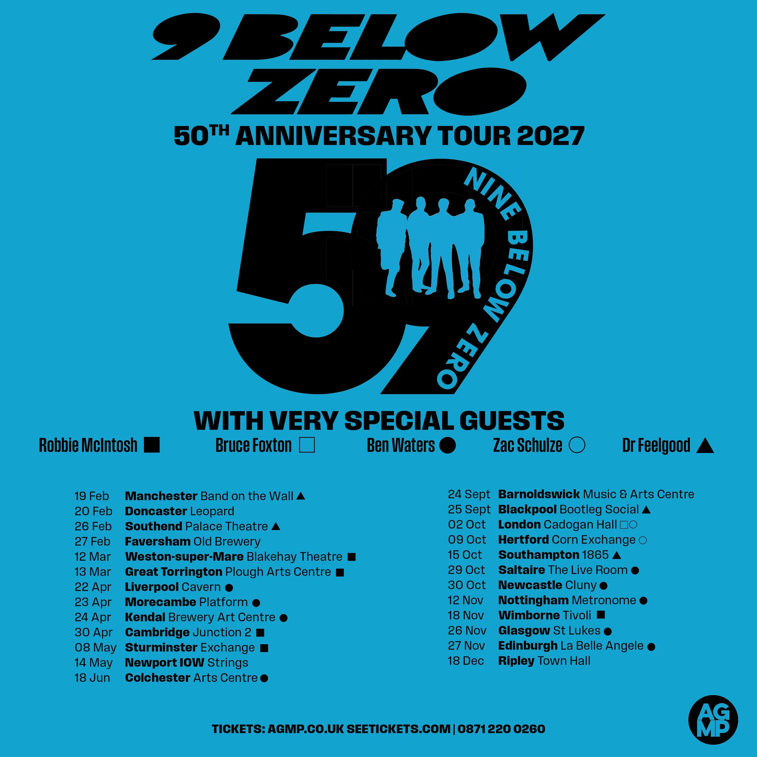 Nine Below Zero announce 50th anniversary tour