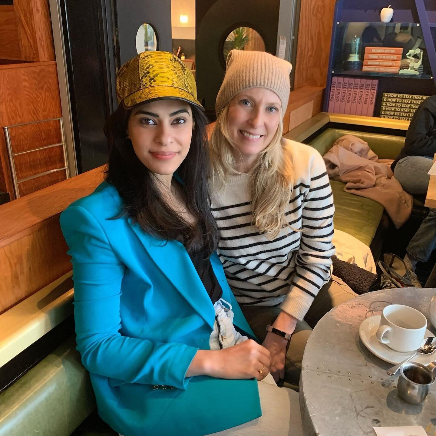 How great to finally have a face to face meeting&hellip;it was a first in way too long. I met Tahreem @tahreem.t.arshad about 3 years ago at the @techstars @target showcase when I went to support @janemosbachermorris from @letsgottm (a Style with Sub