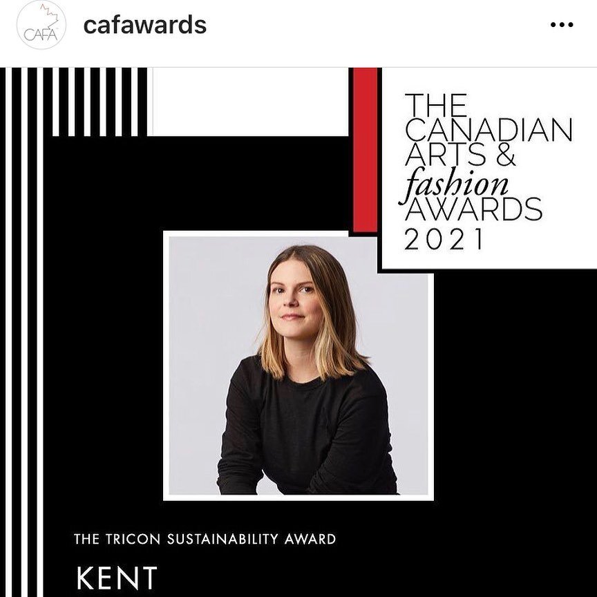 Congratulations to @stacylmgrace Founder of @wearkent for winning the @cafawards Sustainability Award! 

I am so proud to be an Advisor for Kent and to work with such an ambitious entrepreneur who is not only creative and driven but also open and col