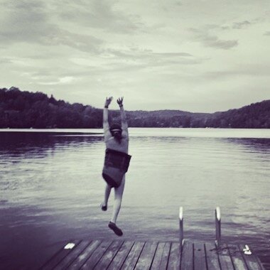 #womensupportingwomen Here is my daughter leaping for joy on a beautiful summer evening. I often find young girls are so confident, strong and independent...yet somewhere along the way things often start to change...let&rsquo;s make sure these girls 