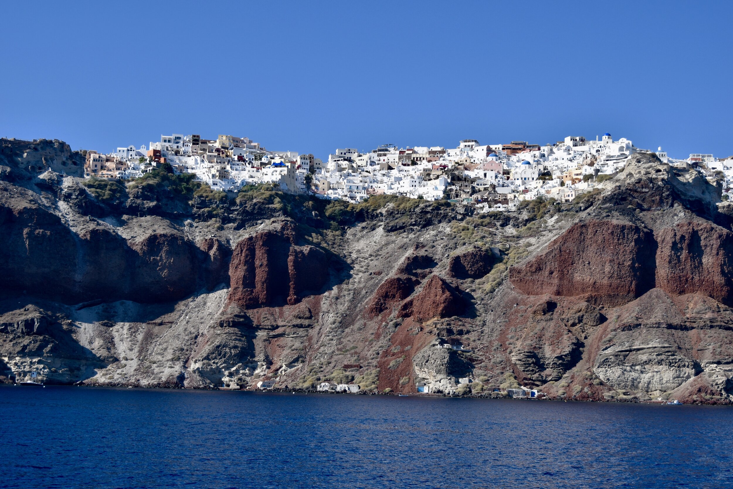 PIC# G-078 WHERE ONCE WAS @LANTIS (V) — 20X30” (Oia mountaintop)