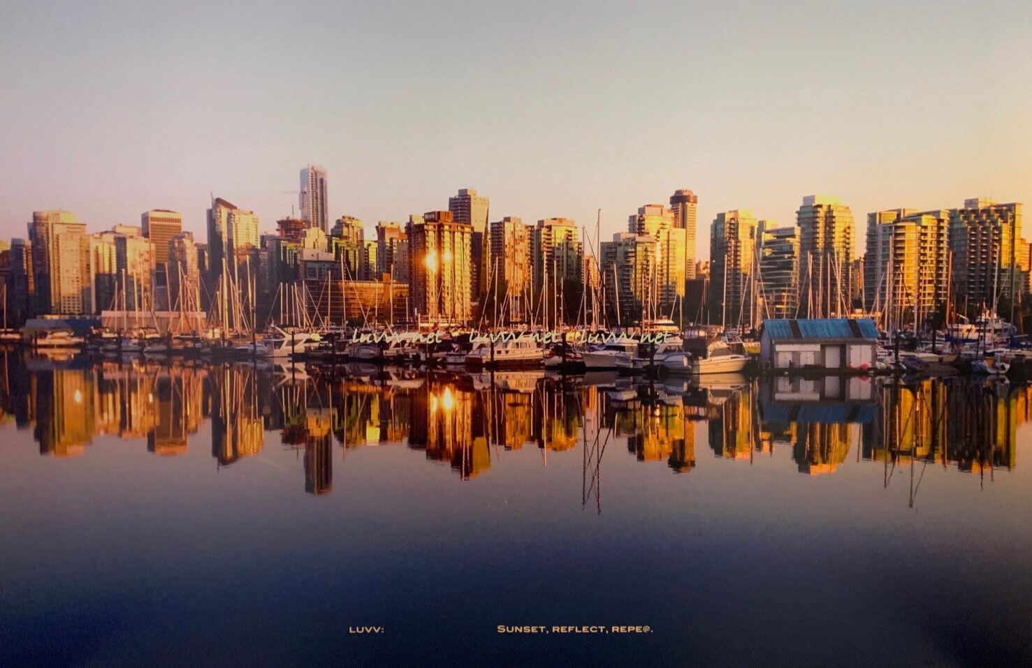 PIC# C-039 / SUNSET, REFLECT, REPE@ — 20X30”