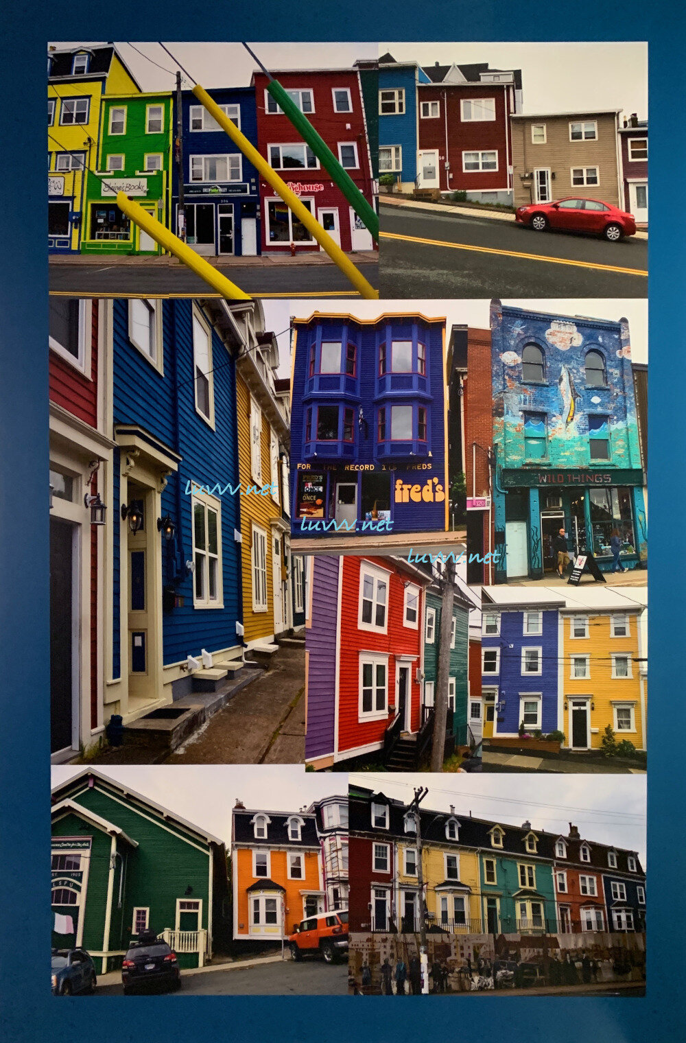 PIC# C-090 STREET SCENE OF ST.JOHN’S — 20X30”
