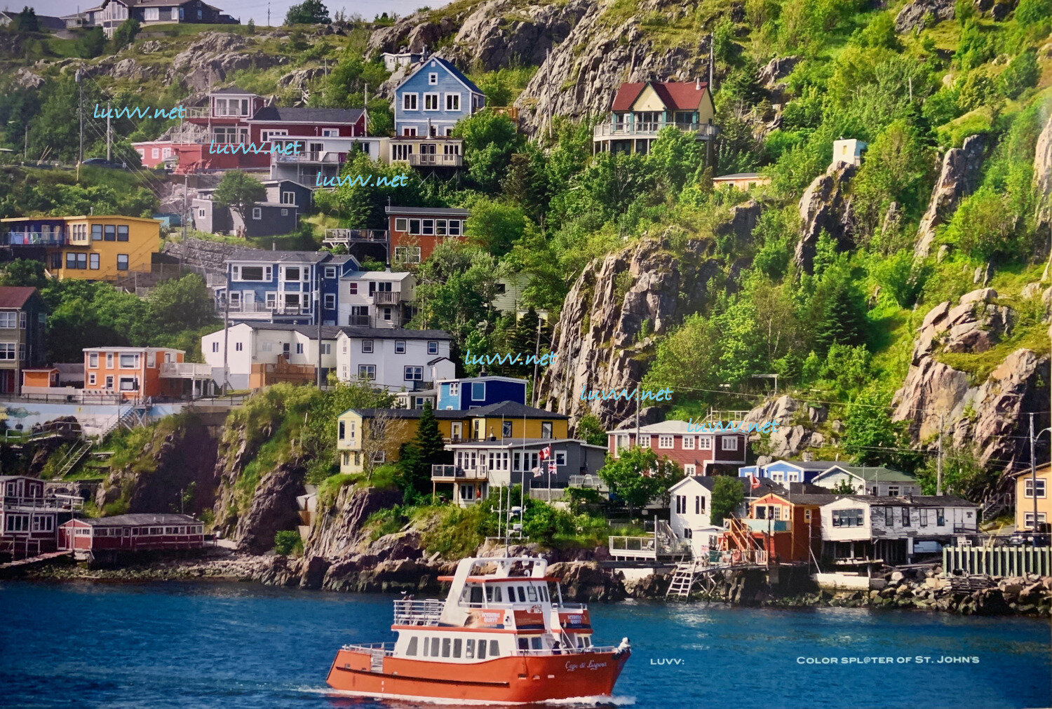 PIC# C-095 COLOR SPL@TER OF ST. JOHN’S — 20X30” (w/boat)