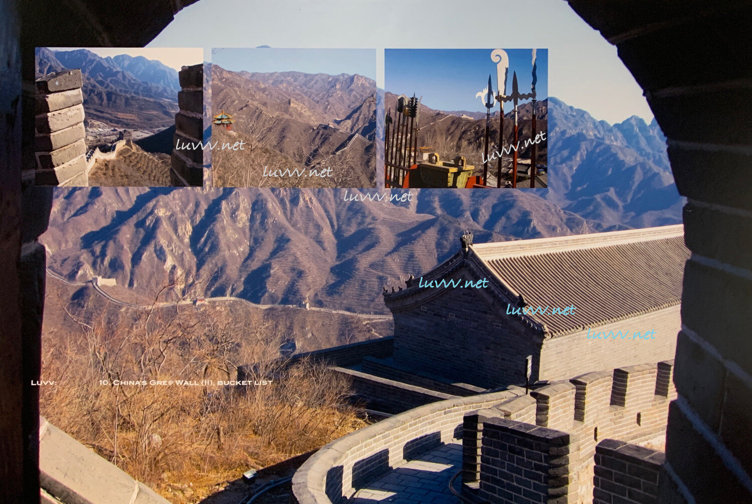 PIC# B-009 GRE@WALL OF CHINA II — 20X30 COLLAGE