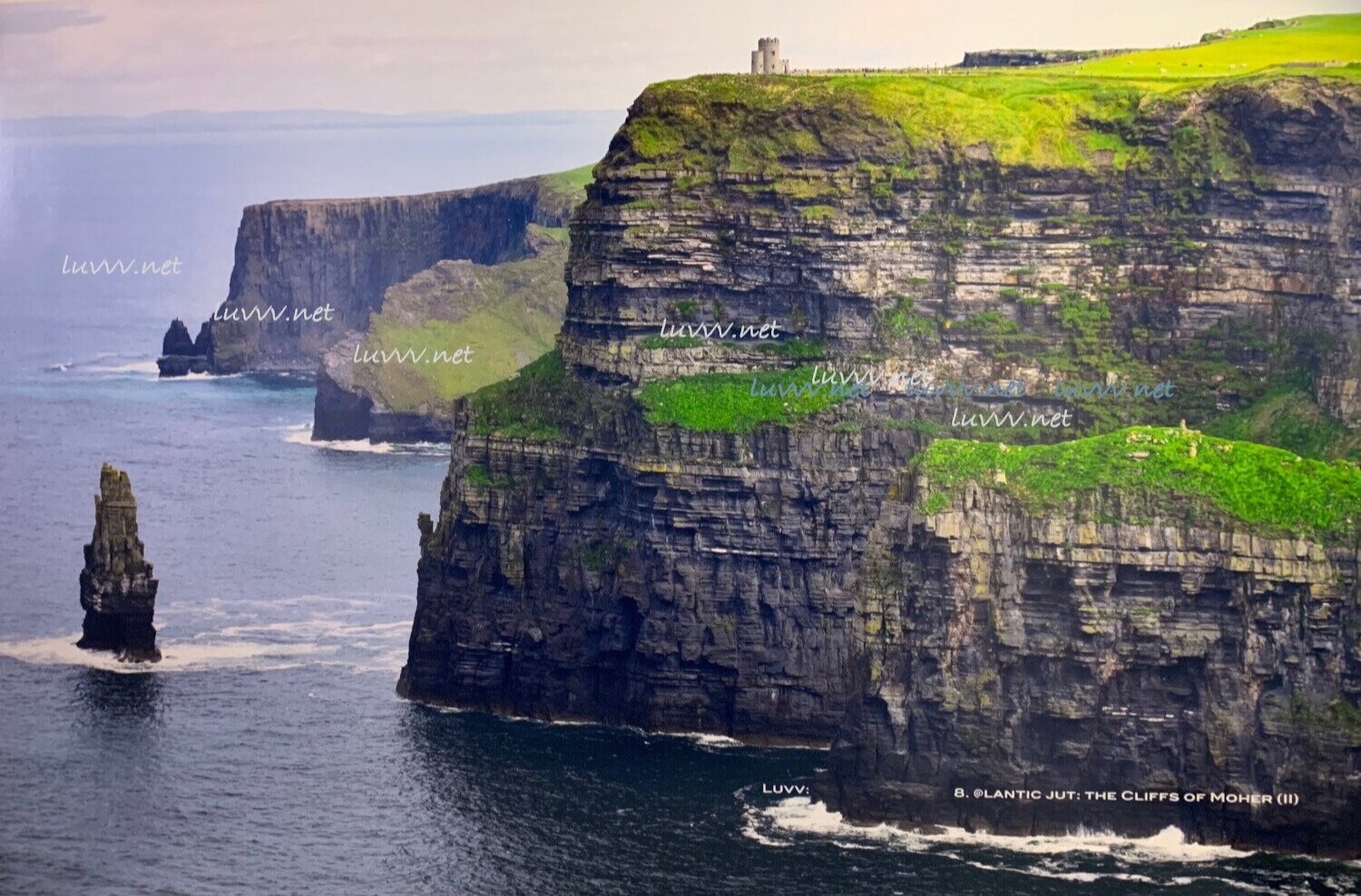PIC# S-008 @LANTIC JUT (CLIFFS OF MOHER, right) — 20x30”
