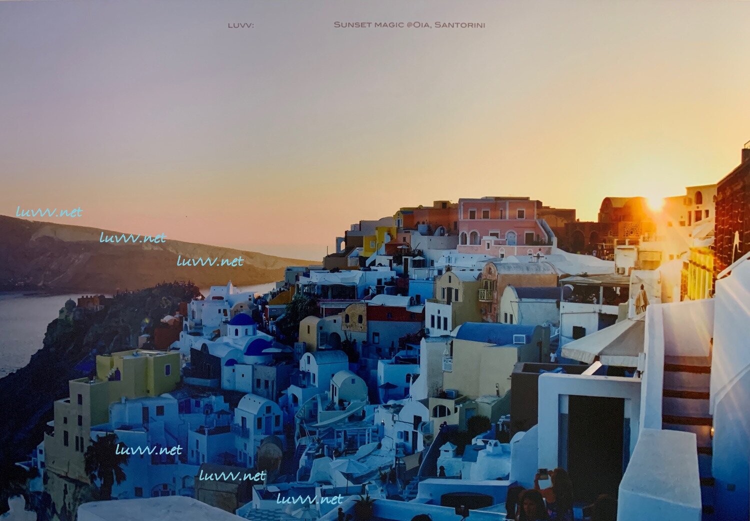 PIC# G-054 SUNSET MAGIC@OIA 20X30”