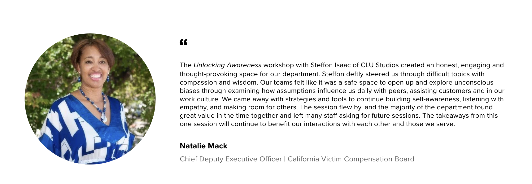 Client Testimonial Image