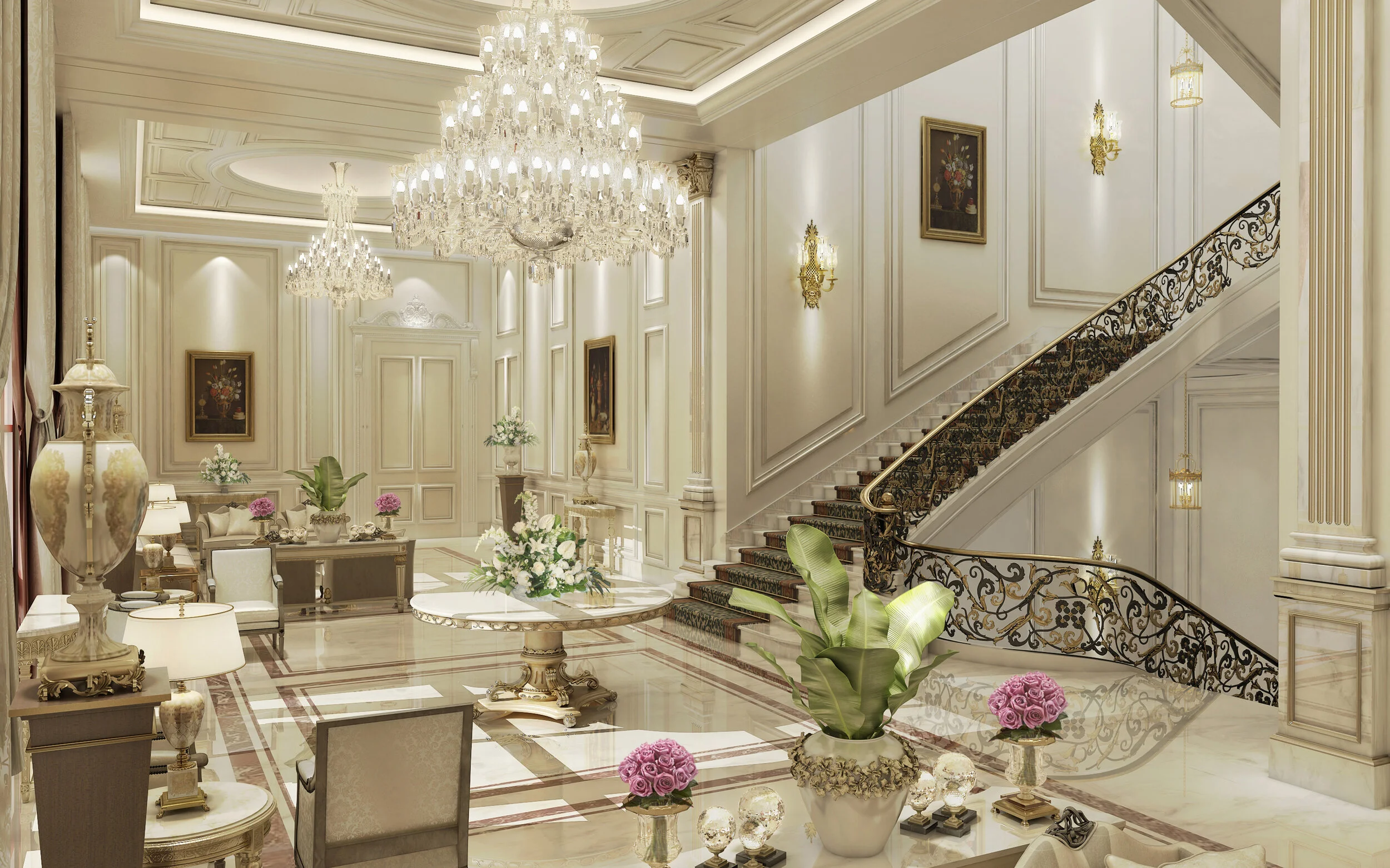ABA - VILLA 1  -GF- MAIN STAIR-2-ASCENSEUR.jpg