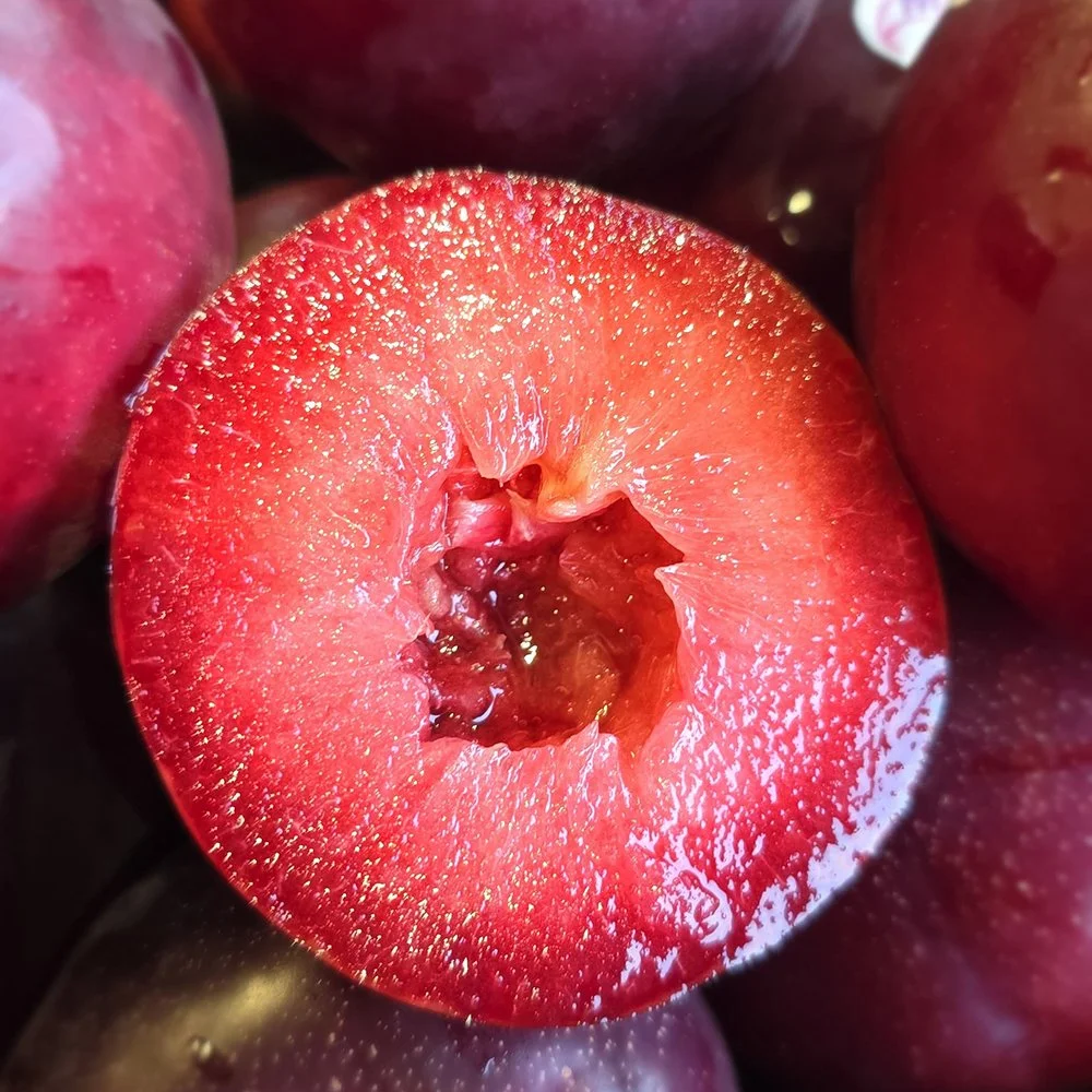 Red-flesh plums