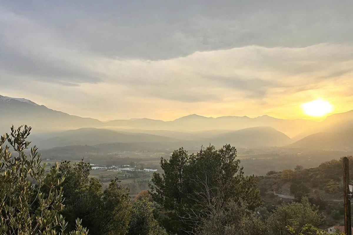 Landscape in the Pyrenees