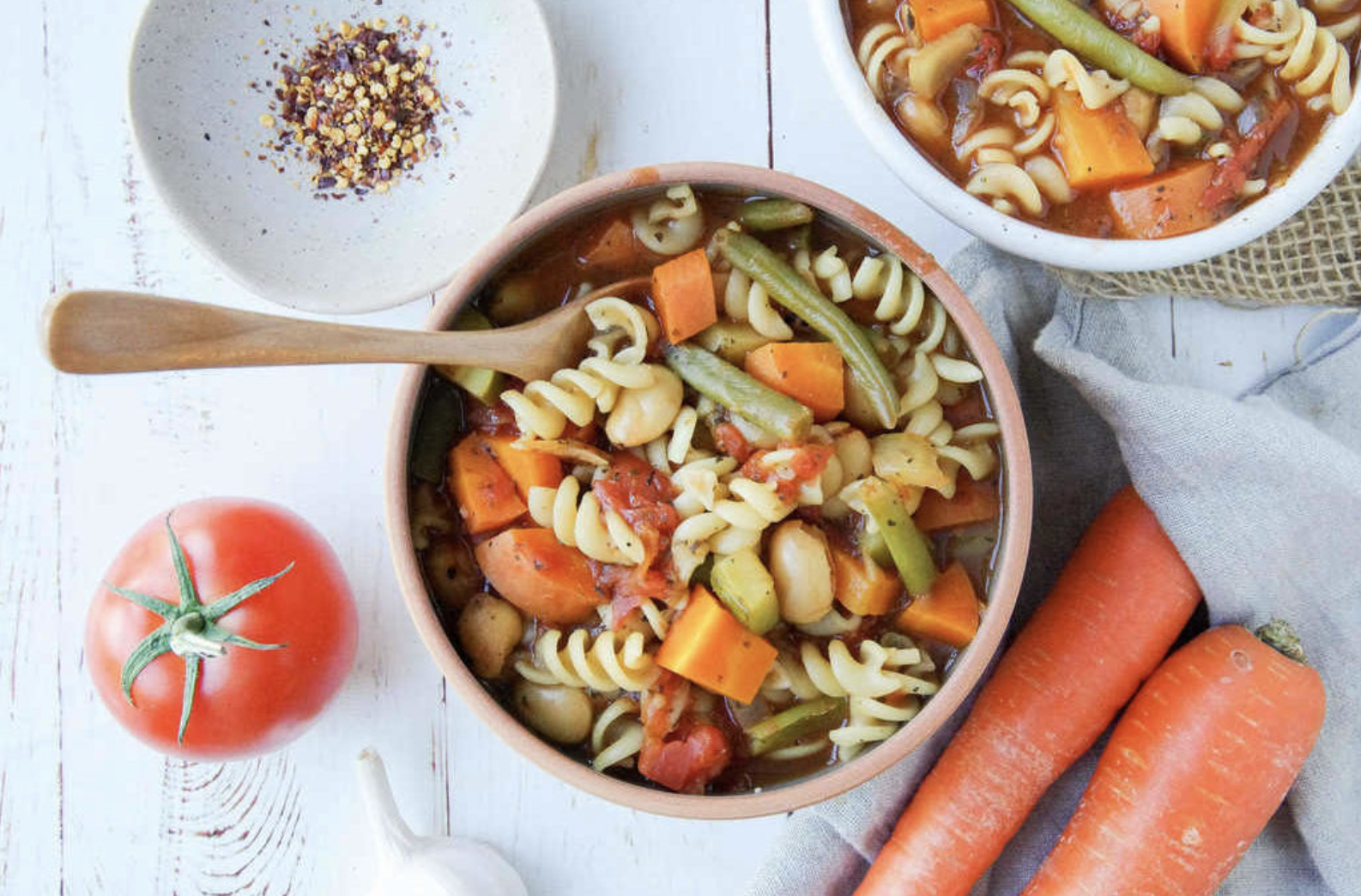 Minestrone Soup (GF Vegan)