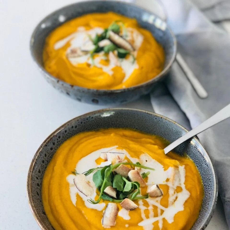 Roast Butternut &amp; Turmeric Soup