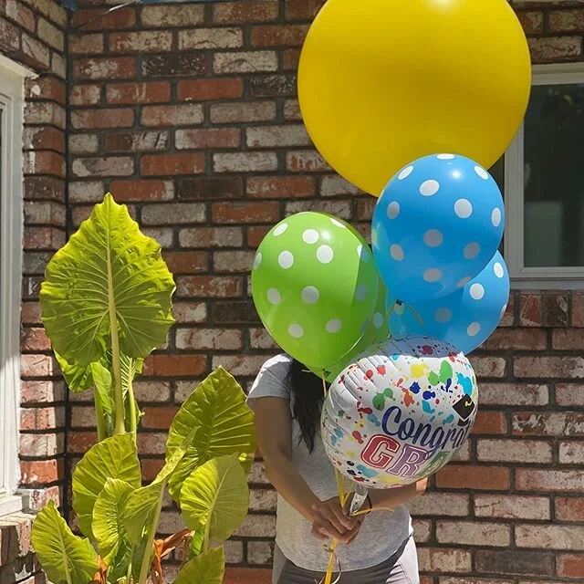 Congrats GRAD! Cute bouquet to make them feel special #paloalto #balloons