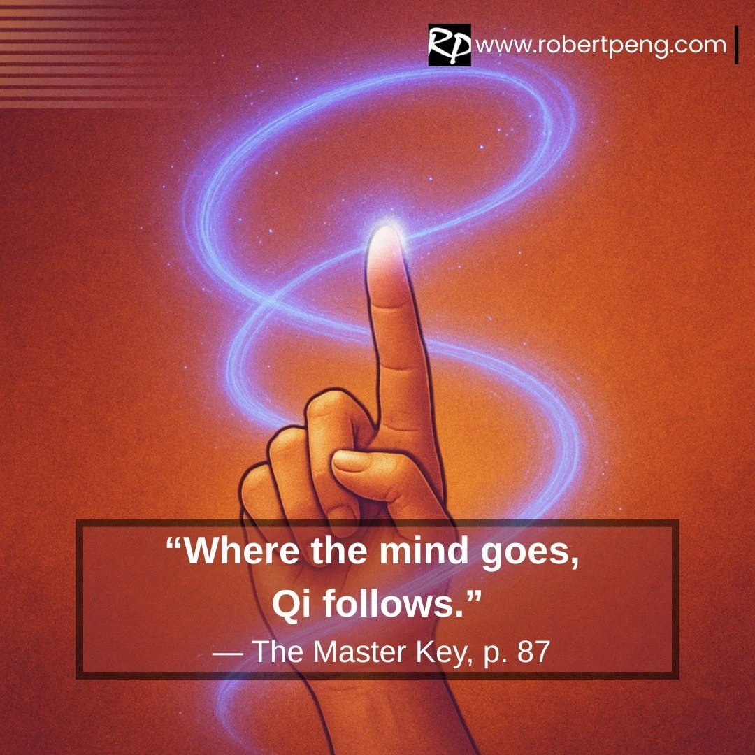 ✨ Where the mind goes, Qi follows. ✨

Your thoughts are more powerful than you realize&mdash;every intention guides your energy and shapes your life. 🌿 Through Qigong practice, we learn to focus the mind, calm the heart, and allow Qi to flow with ea
