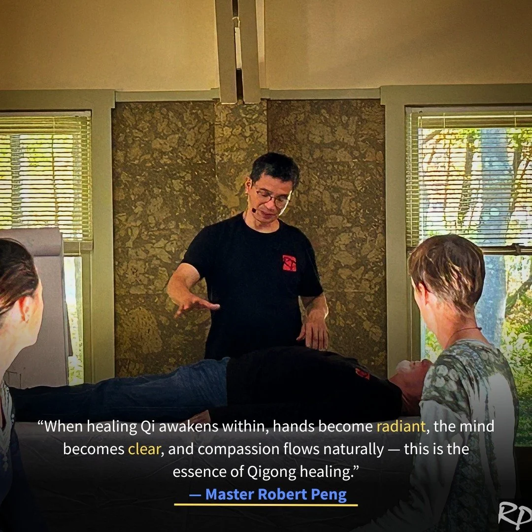 ✨ Awaken the healer within.
Each breath, each movement, each heartbeat connects you to the infinite flow of Qi &mdash; the life force that restores balance, clarity, and peace. When you move with awareness, energy begins to rise, and the world around