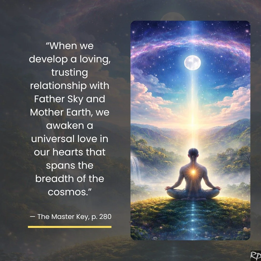Breathe in.
Feel the sky above you and the earth beneath you.

In Qigong, we don&rsquo;t practice alone&mdash;we practice with the universe.
Each breath connects Heaven, Earth, and the human heart.
When Qi flows, we remember: we belong. ✨🌌

Pause he