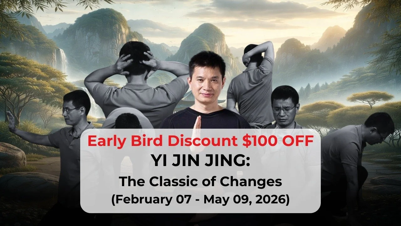 &ldquo;When Qi flows, strength, clarity, and peace naturally arise.&rdquo;

🌿 Join Robert Peng for a 14-Week Yi Jin Jing Journey
📅 Feb 7 &ndash; May 9, 2026

Yi Jin Jing is a classical Qigong practice that goes beyond muscle training&mdash;strength
