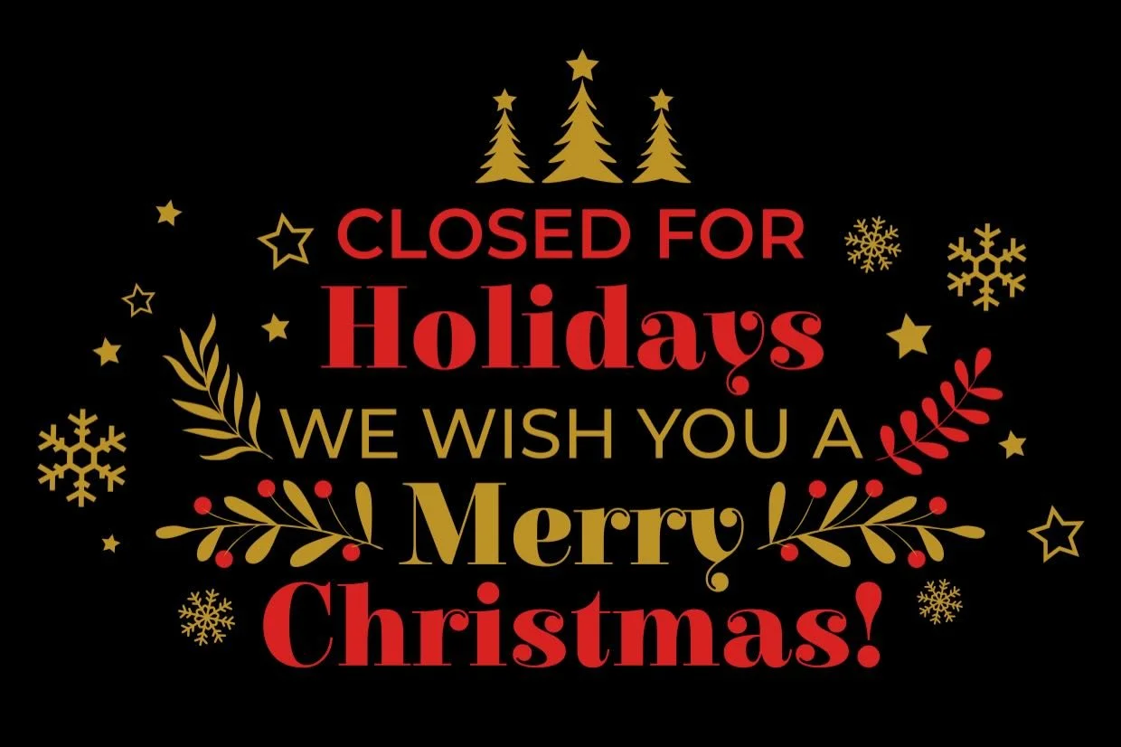 Have  a great holiday season! Back open January 6th. 🍷🍷🍷🍷🤤