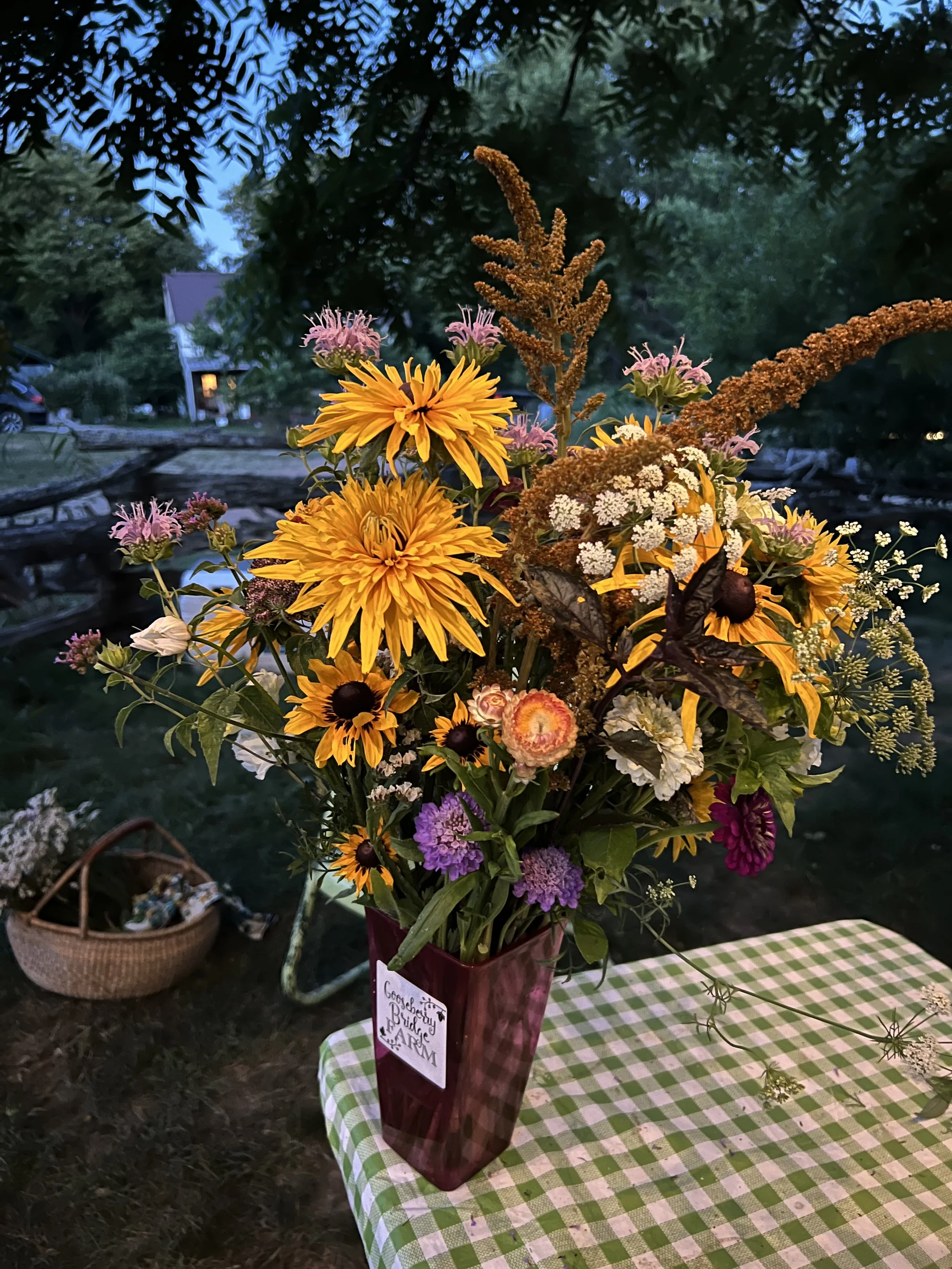 Flower Field Yoga At Gooseberry Bridge Farm